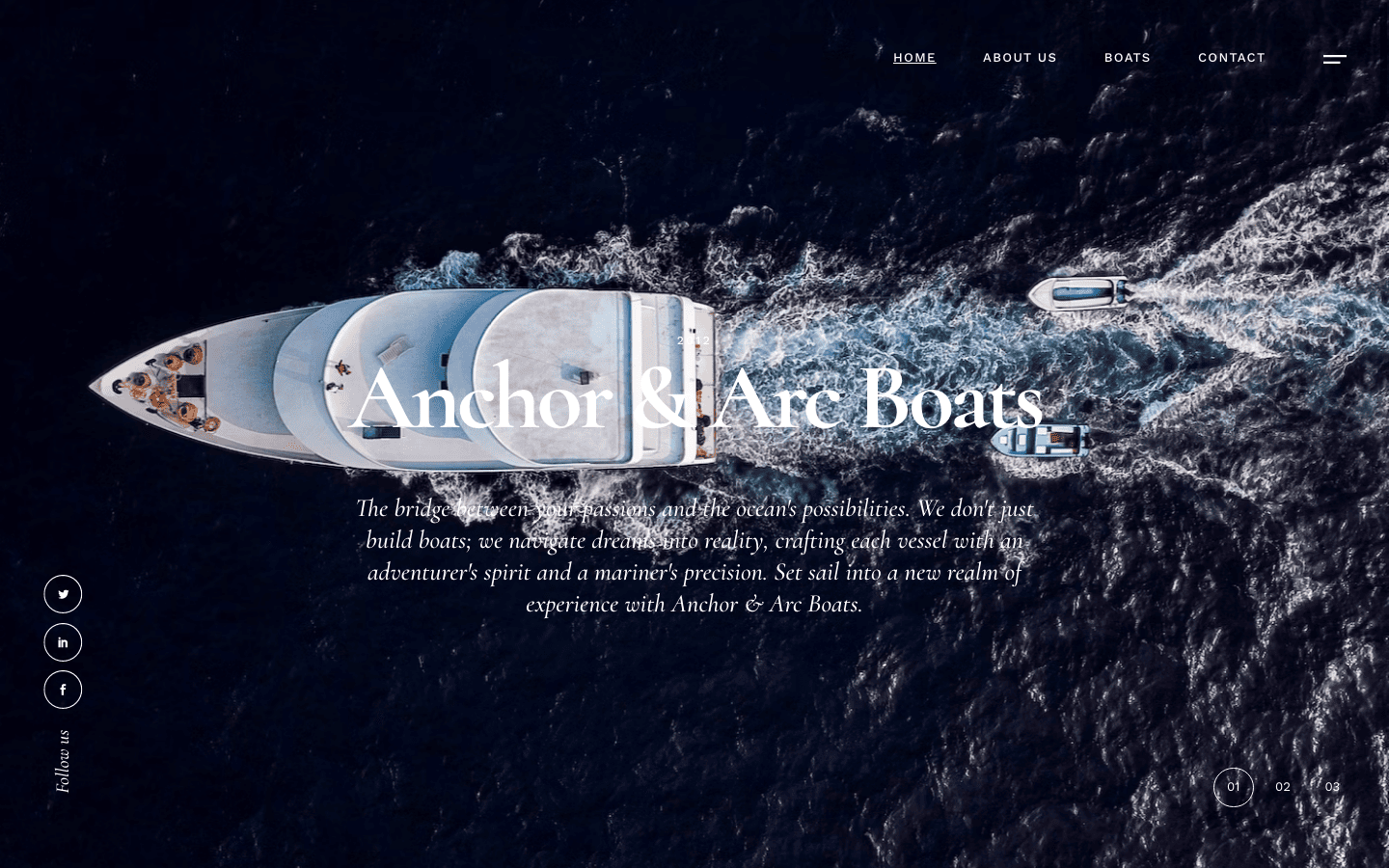 Website Boat Screenshoot