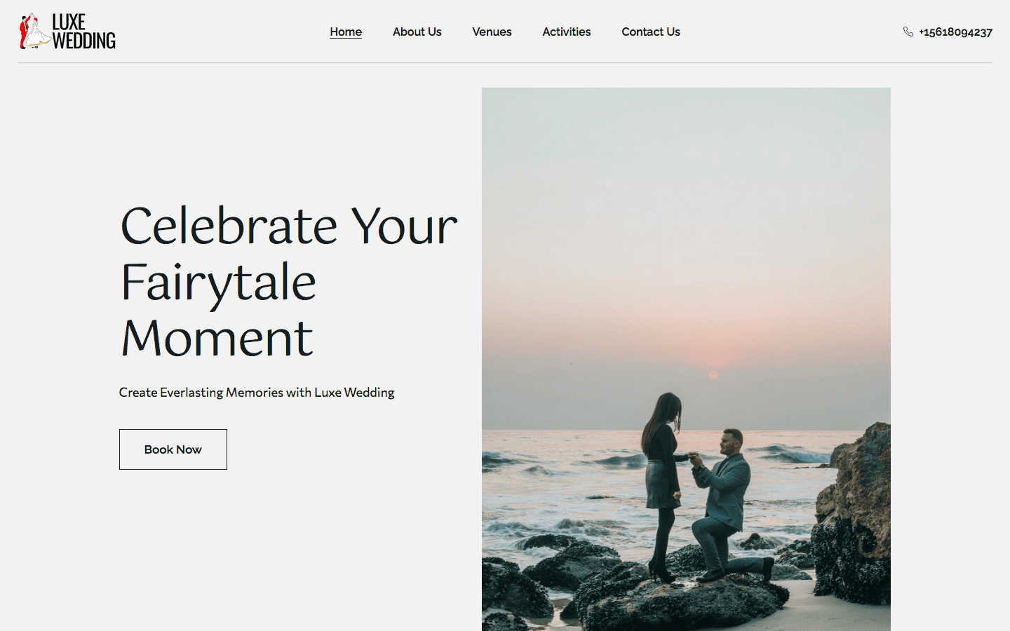 Website Wedding Screenshot